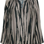 Blusa con stampa in grigio di Lanvin - donna 
