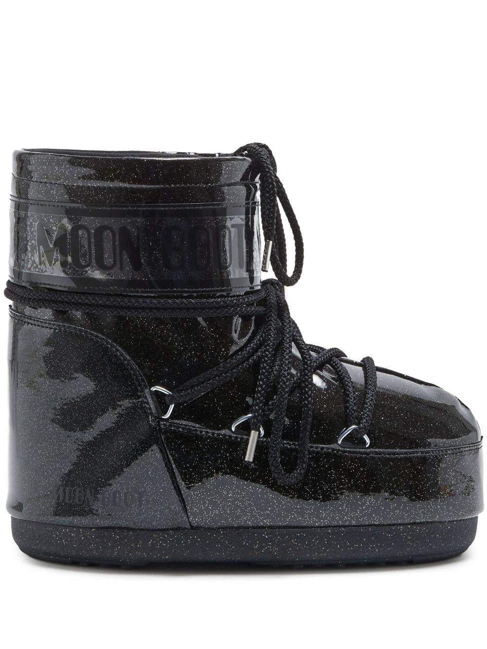 Stivaletti Icon Low Glitter in nero  MOON BOOT - donna 