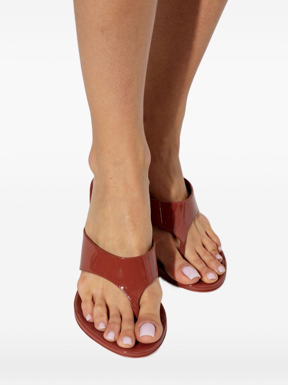 Mules Lidia in pelle verniciata in rosso Paris texas - donna 