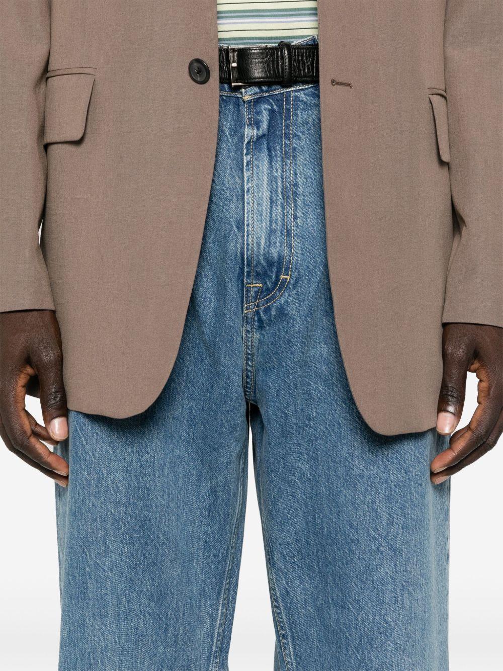 Jeans Third Cut con cinque tasche in blu Our legacy - uomo 