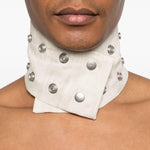 Choker in denim in bianco Rick owens drkshdw - unisex 