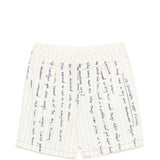 Pantaloncini a righe in bianco Kidsuper - uomo 