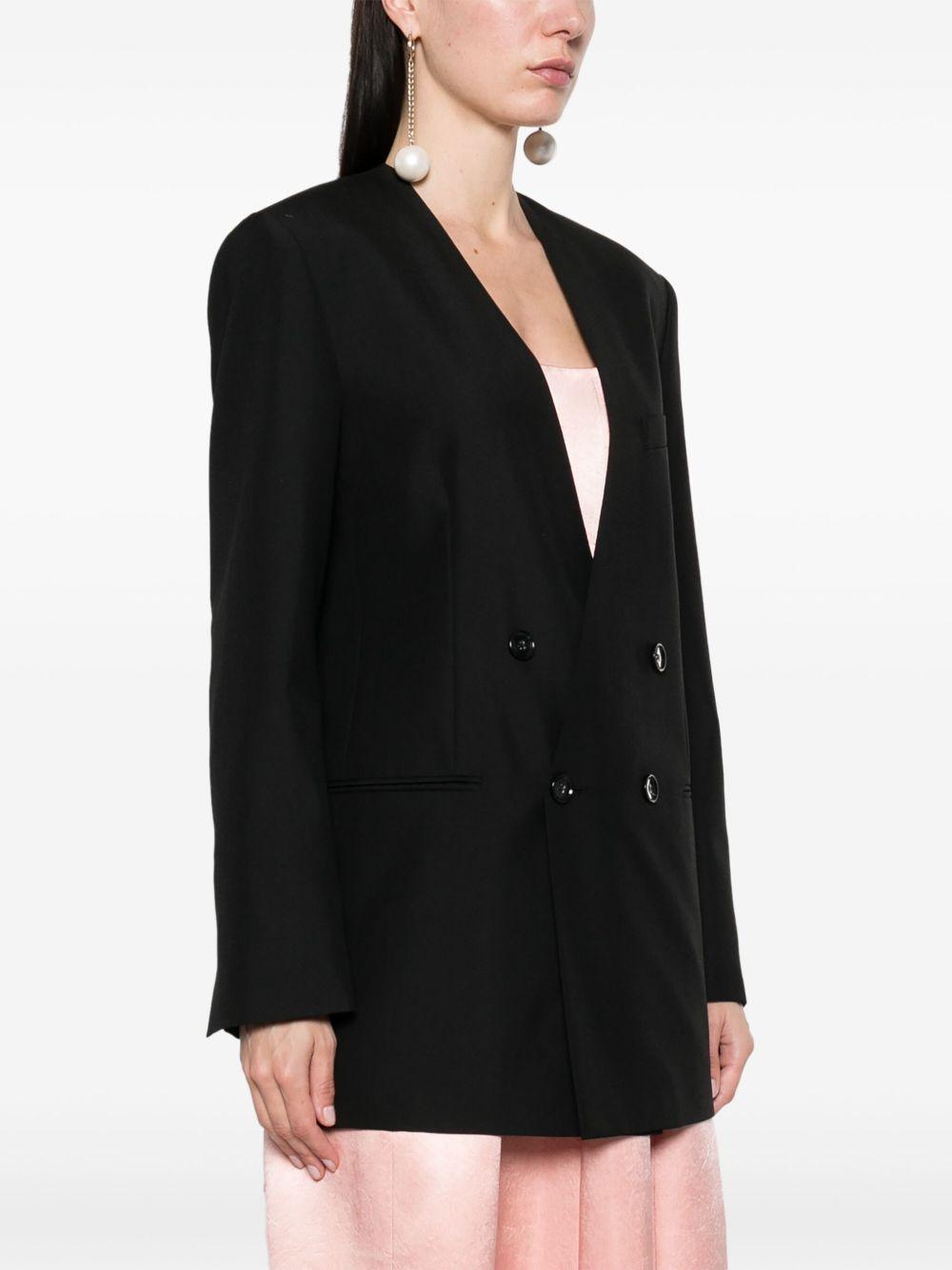 Blazer doppiopetto in nero Philosophy Di Lorenzo Serafini - donna 