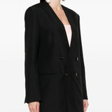 Blazer doppiopetto in nero Philosophy Di Lorenzo Serafini - donna 