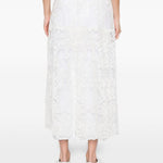 Gonna in pizzo in bianco Maurizio - donna 