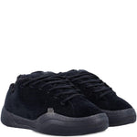 Sneakers in velluto a coste vamp in nero 