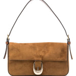 Borsa a spalla Harlow in marrone Staud - donna 