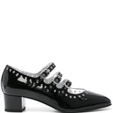 Decollete con occhielli 40mm in nero - donna 
