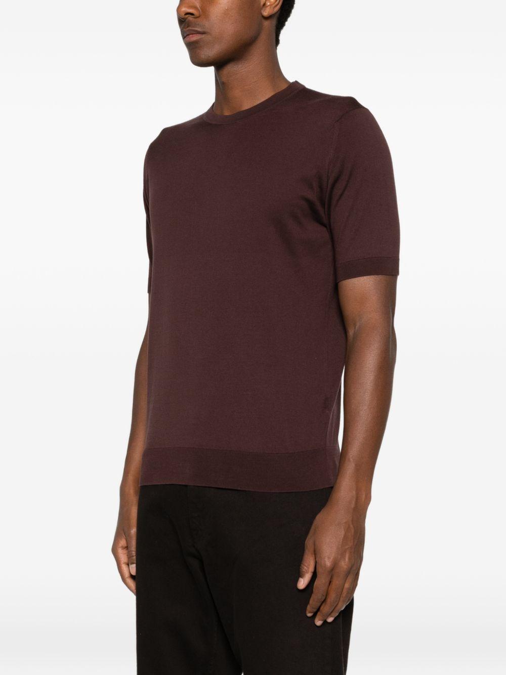 T-shirt Kempton in viola John smedley - uomo 