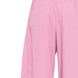 Pantaloni con vita elasticizzata in rosa The latest - donna 