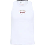Canotta con stampa del logo in bianco Martine rose - unisex 