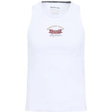 Canotta con stampa del logo in bianco Martine rose - unisex 