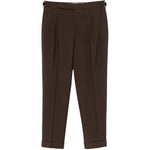 Pantaloni con fibbia e pieghe in marrone Briglia 1949- donna 