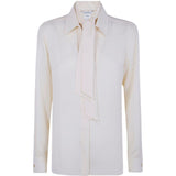 Camicia Colmo con collo lavalliere in avorio Max Mara - donna 