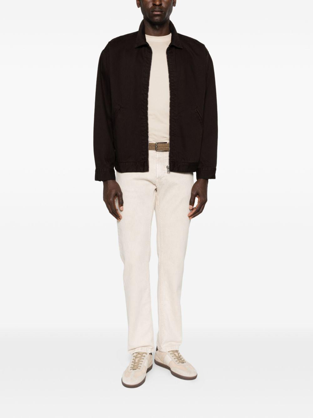 T-shirt girocollo in beige Eleventy - uomo 