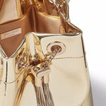 Borsa a secchiello bon bon in oro Jimmy choo - donna 