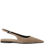Ballerine con cinturino posteriore in marrone Brunello cucinelli - donna 