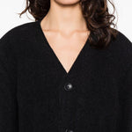 Cappotto senza colletto in nero Alexander wang - donna 
