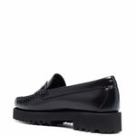 Mocassini con effetto lucido in nero Gh bass - donna 