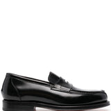 Mocassini gunter  in nero Santoni - uomo 