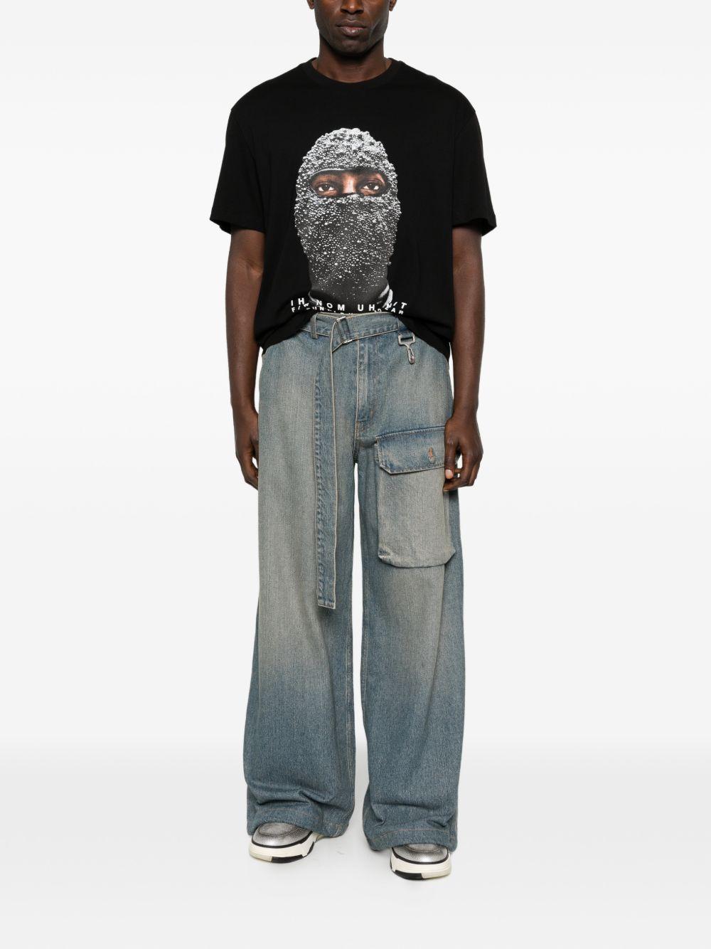 T-shirt Edition Mask in nero Ih nom uh nit - uomo 