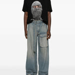 T-shirt Edition Mask in nero Ih nom uh nit - uomo 