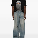 T-shirt Edition Mask in nero Ih nom uh nit - uomo 