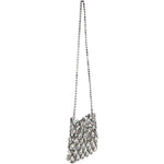 Borsa a tracolla chainmail in argento Self-Portrait - donna 