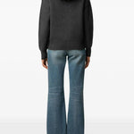 Maglione girocollo in grigio scuro Ami Paris - unisex 