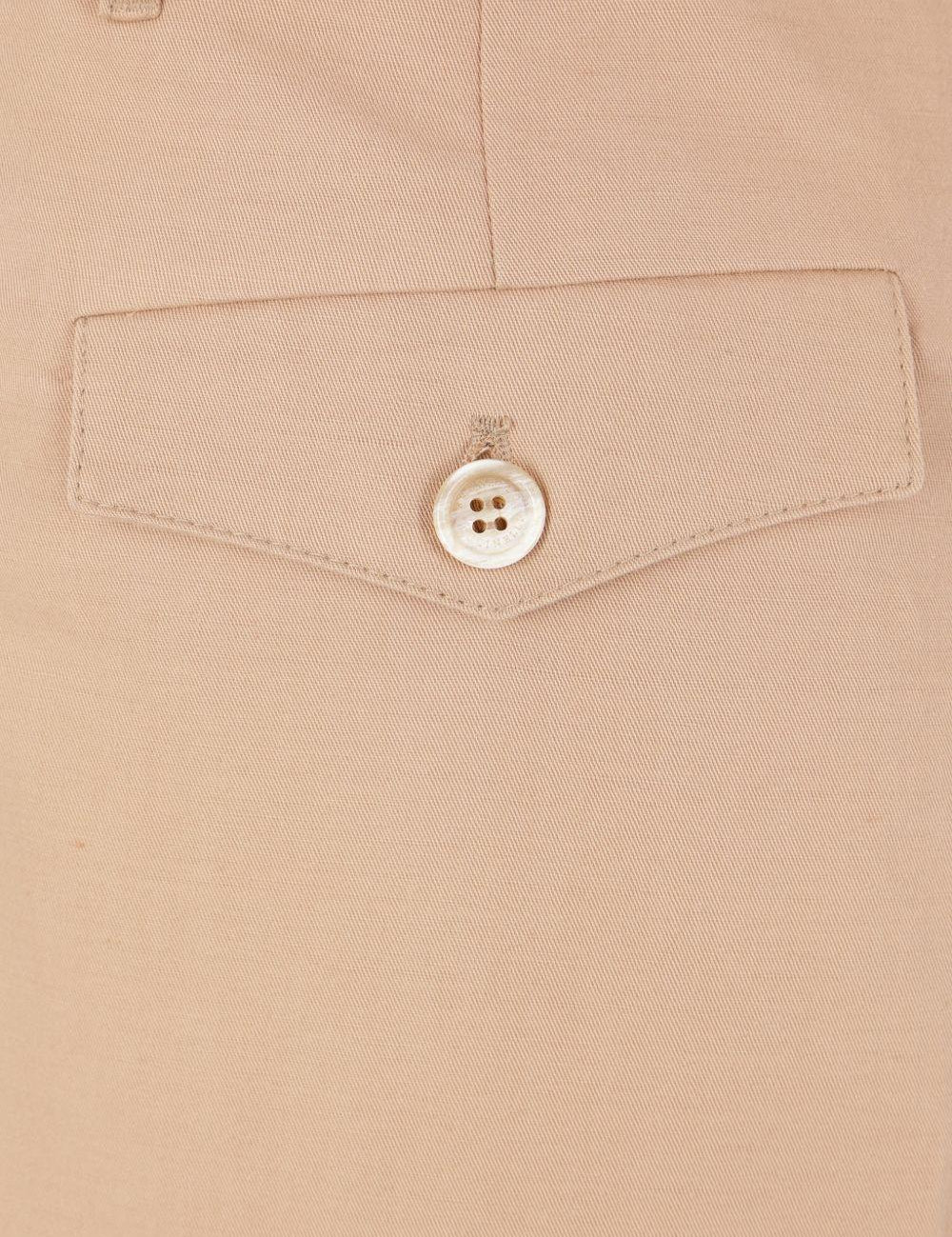 Pantaloni plissé in beige Brunello cucinelli - donna 