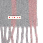 Sciarpa a righe con frange Marni - unisex 