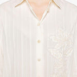 Camicia a righe in bianco Golden goose - donna 