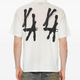 T-shirt in jersey in bianco 44 label group - uomo 