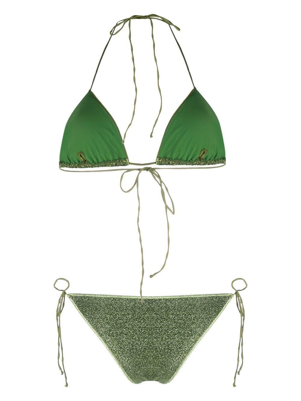 Bikini due pezzi Lumière in verde Oséree - donna 