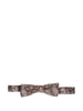 Papillon stampato in marrone Dries Van Noten - uomo