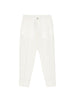 Pantaloni a pieghe con elastico in vita in bianco Briglia 1949 - donna