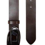 Cintura B-1DR con fibbia ovale in marrone Diesel - unisex 