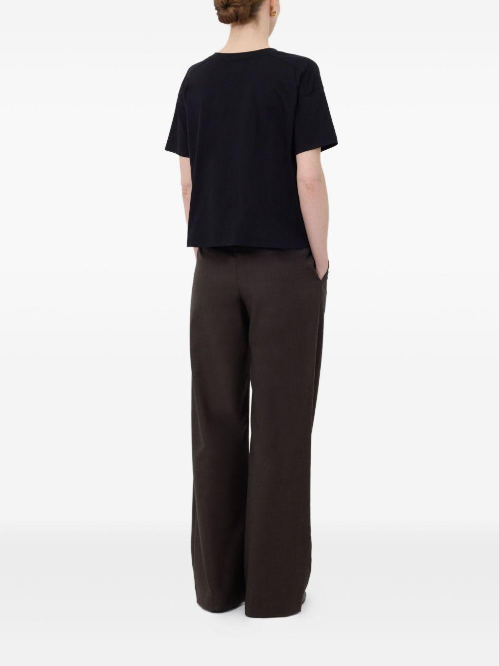 T-shirt FAAA in nero Loulou de saison - donna 