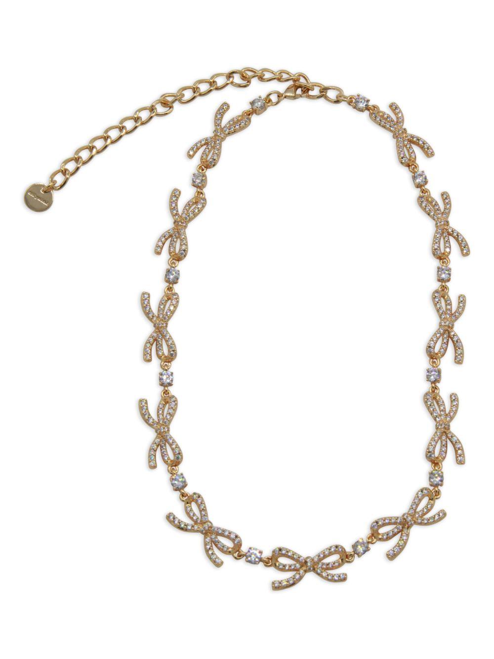 Collana con fiocco in oro Self-portrait - donna 