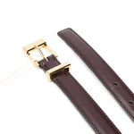 Cintura con fibbia manhattan in marrone Khaite - donna 