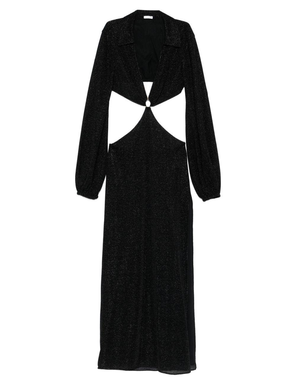 Abito con dettagli cut-out lumiere in nero Oséree - donna 