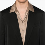Giacca monopetto bram in nero Dries Van Noten - uomo 