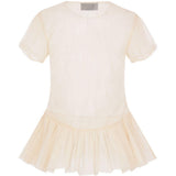 Top girocollo in beige Simone Rocha - donna 