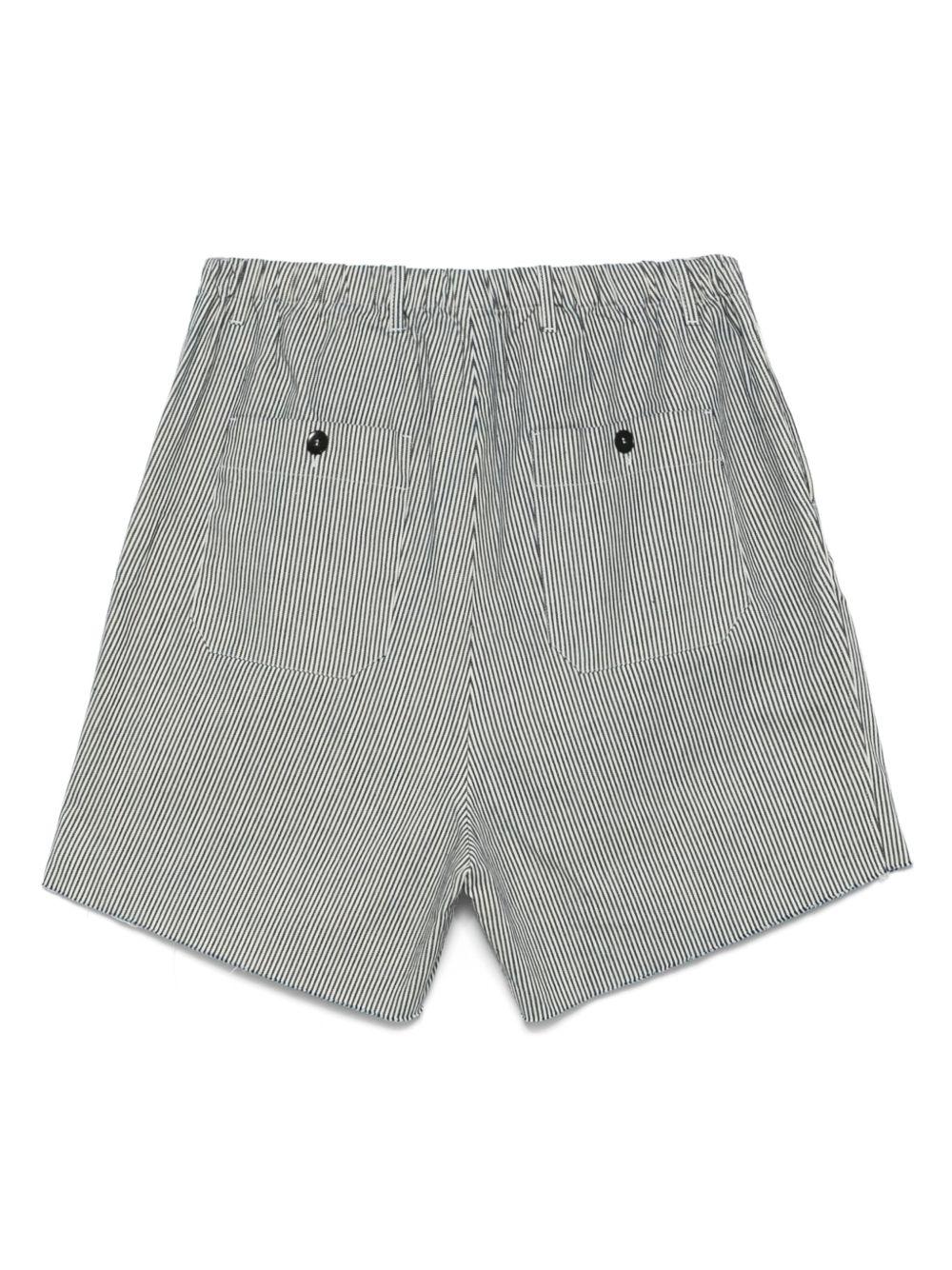 Bermuda a righe in nero Random Identities - uomo 
