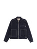 Giacca-camicia Bay con zip in blu Carrer - uomo