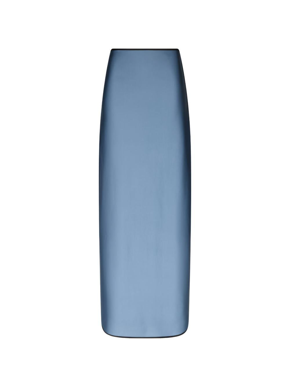 Gonna con finitura satinata sheat in blu Temily - donna 