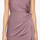 Abito senza spalline in malva Alex perry - donna 