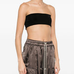 Top bandeau in nero Rick owens - donna 