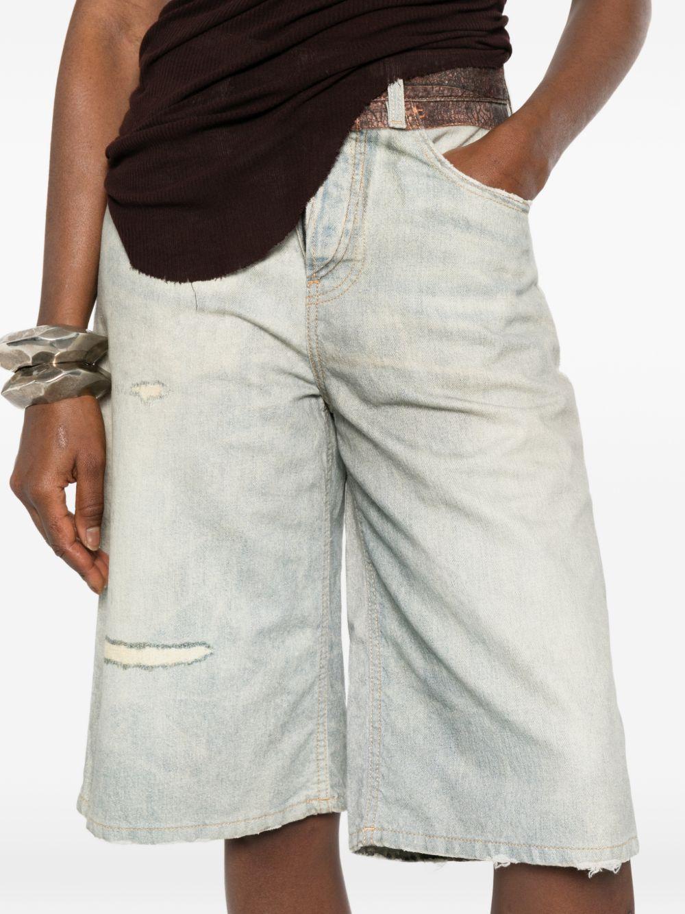 Shorts con stampa in blu Haikure - donna 