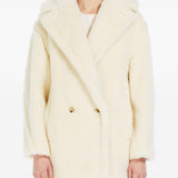 Cappotto corto Teddy Bear olga in bianco Maxmara - donna 